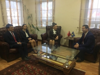 Mamuşa Belediyesinin İlk Ziyaretçisi Türk Büyükelçisi