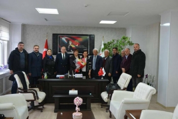 Gazi Devlet Hastanesi Başhekimi Doktor Sehmen Hemşehrilerini Ağırladı