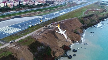 Kaza Yapan Uçak Denize 25 Metre Kala Durdu