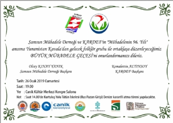 Büyük Mübadele Gecesi İçin Bilet Aldınız Mı? Büyük Mübadele Gecesi İçin Bilet Aldınız Mı?